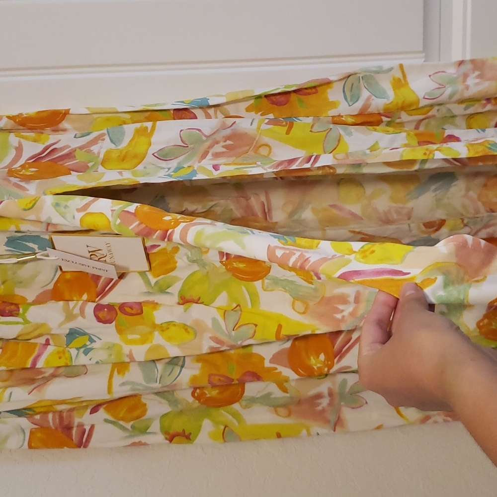 🔥NWT Runaway Zola maxi skirt citrus print - Picture 3 of 3